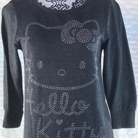 H&M Other - H&M X Hello Kitty Dark Grey Shift Dress 12-14Y
